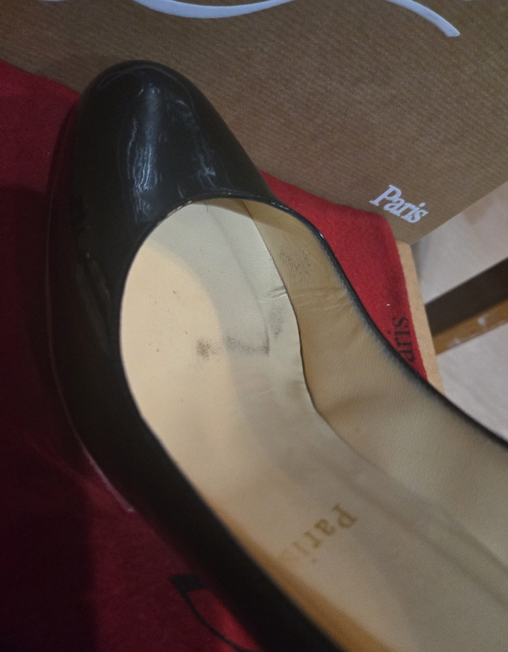 Christian Louboutin Simple Pump 70 Patent Calf Leather Round-Toe Pumps - Picture 4 of 12